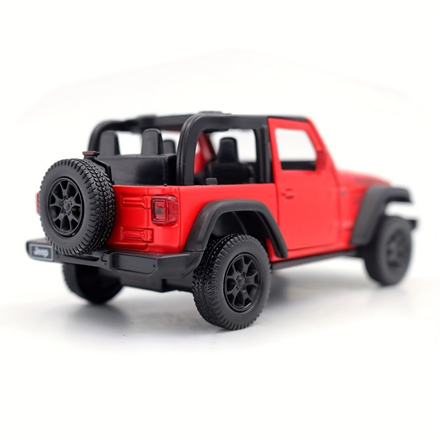 1:36 Golden Convertible Off-Road Vehicle Model – Pull-Back Toy Car Ornament