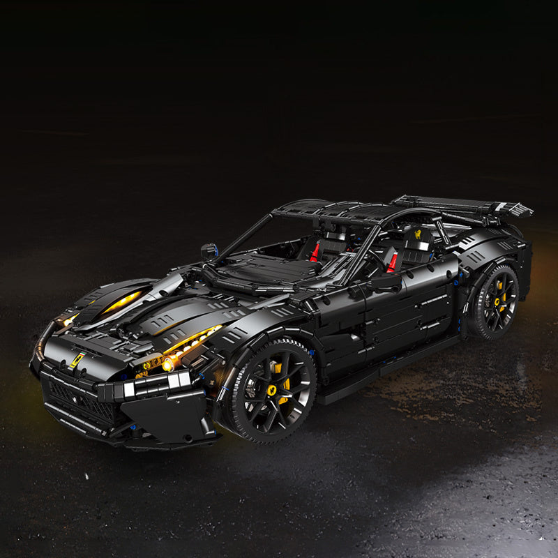 3097PCS Black Sports Car Building Blocks – Technic F12 Model Toy