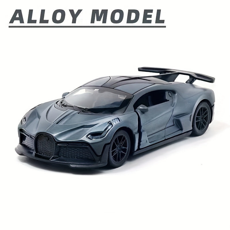 1:36 Alloy Three-Door Sports Car Model – Pull Back Racing Toy for Halloween