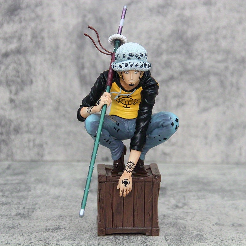 Trafalgar Law PVC Statue - One Piece Crouching Pose Collectible