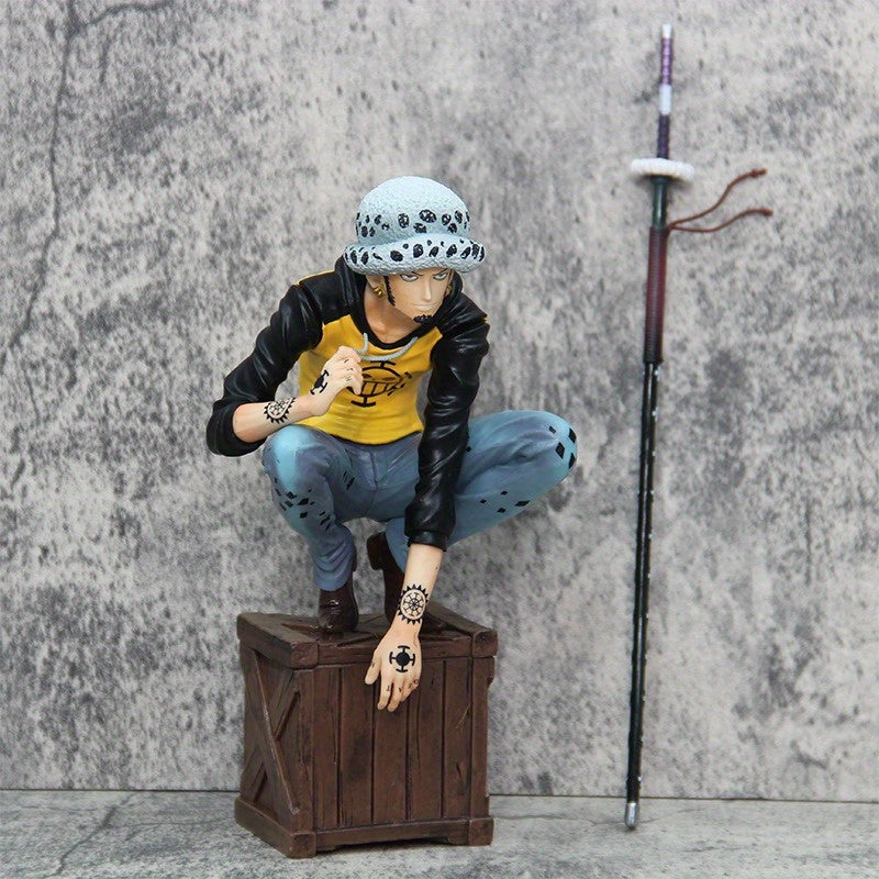 Trafalgar Law PVC Statue - One Piece Crouching Pose Collectible