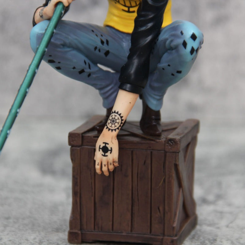 Trafalgar Law PVC Statue - One Piece Crouching Pose Collectible
