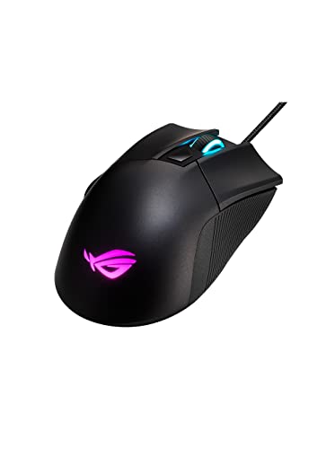 ASUS ROG Gladius II Core Wired Gaming Mouse, 6200 DPI, Aura Sync