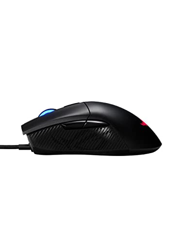 ASUS ROG Gladius II Core Wired Gaming Mouse, 6200 DPI, Aura Sync