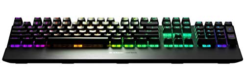 SteelSeries Apex 7 Clavier Méca AZERTY, Écran OLED, Switchs Rouges