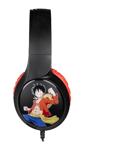 Konix One Piece - Wired Gaming Headset, Luffy Design, 3.5mm