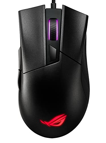 ASUS ROG Gladius II Core Wired Gaming Mouse, 6200 DPI, Aura Sync