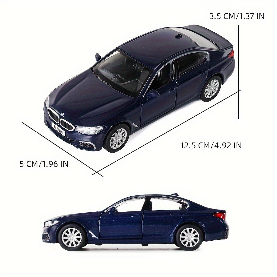 RMZ 1:36 Alloy BMW M550i Car Model – Pull-Back Toy for Boys, Gift Idea
