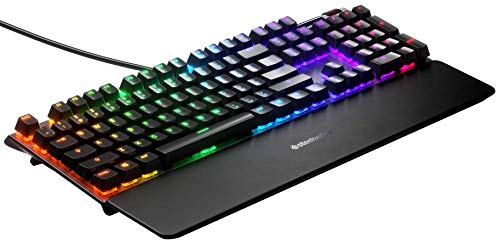 SteelSeries Apex 7 Clavier Méca AZERTY, Écran OLED, Switchs Rouges