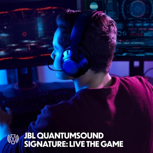 JBL Quantum 350 - USB Gaming Headset w/Detachable Mic, PC/PS4/Switch