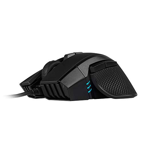 CORSAIR Ironclaw RGB Gaming Mouse, 18K DPI, 7 Buttons, Black