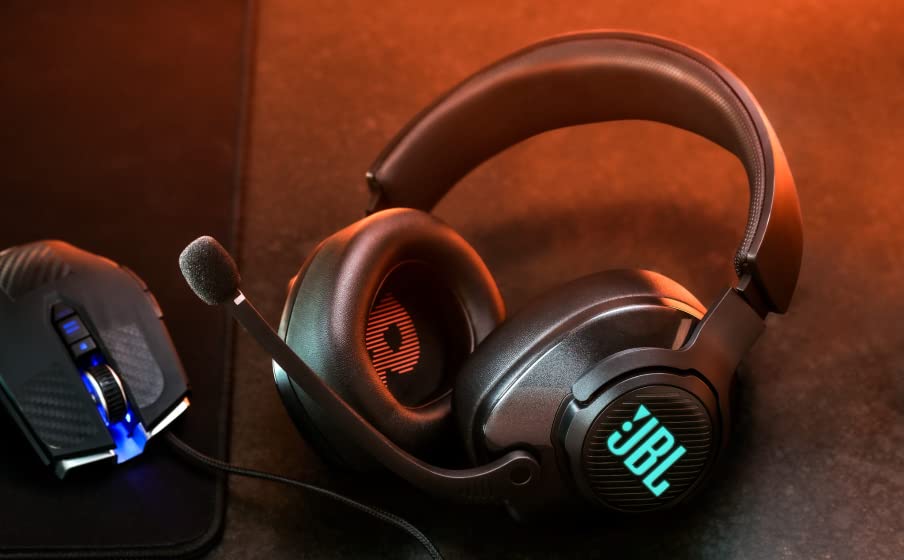 JBL Quantum 400 - Wired Headset w/Mic, Multiplatform, Black