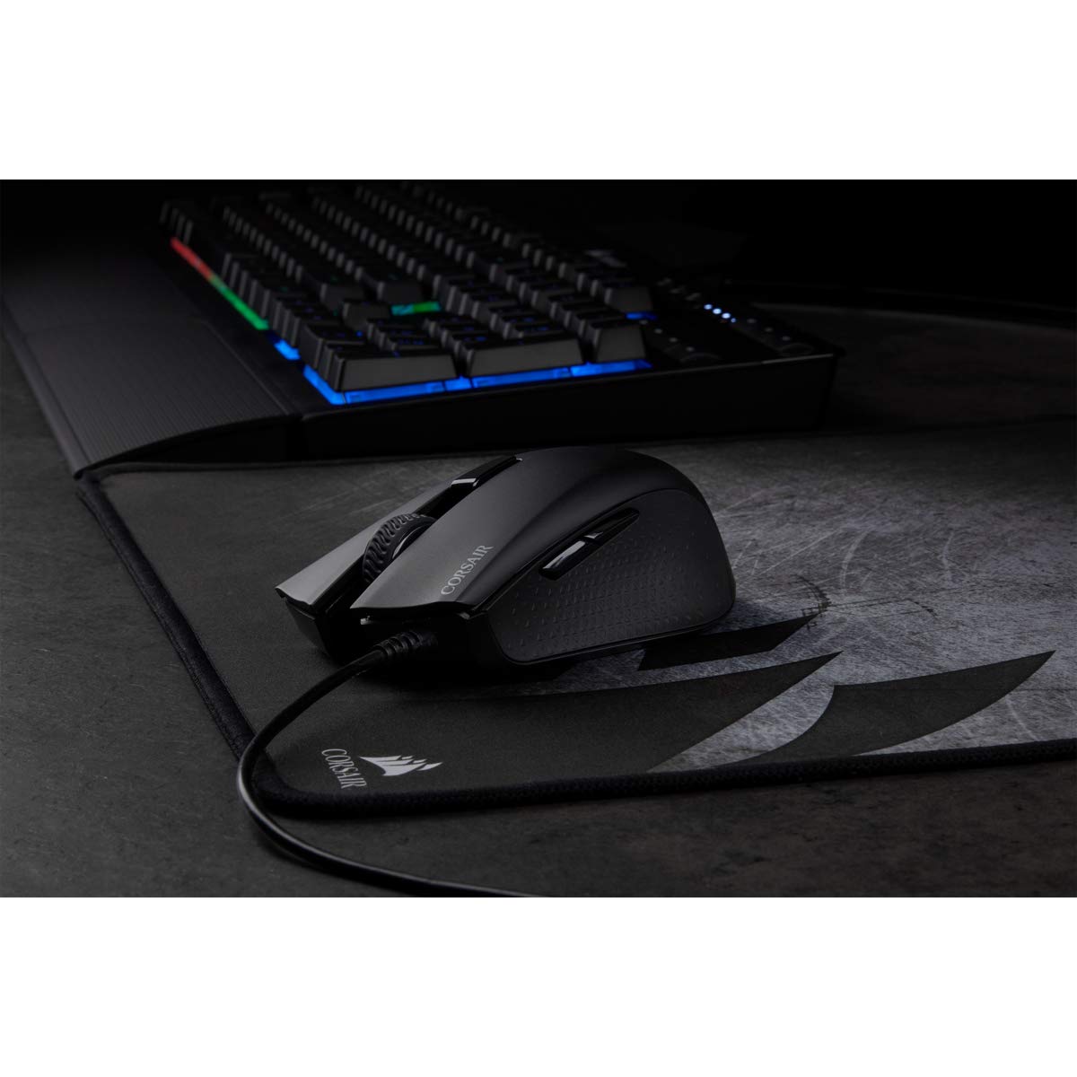 CORSAIR Harpoon Pro RGB Gaming Mouse, 12K DPI, 6 Buttons, Black