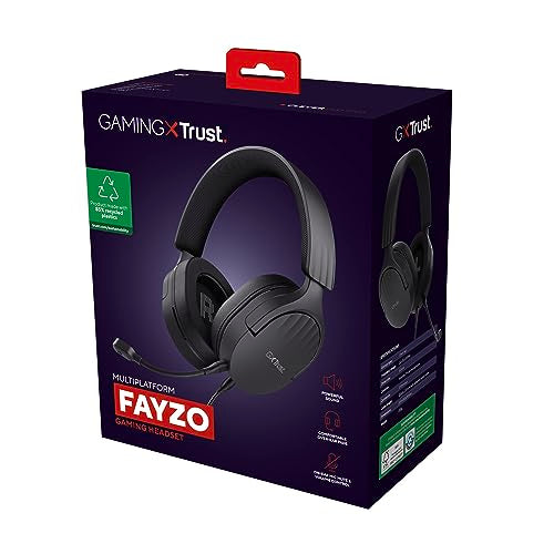 Trust GXT 489 Fayzo - PC/PS5/Xbox Headset, 3.5mm, Eco-Friendly