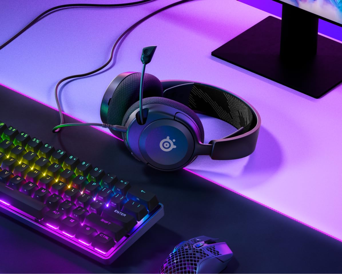 SteelSeries Arctis Nova 1 - Multiplatform Gaming Headset, 360° Sound