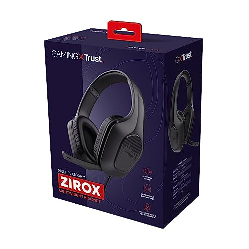 Trust GXT 415 - Multiplatform Headset, Over-Ear, Lightweight
