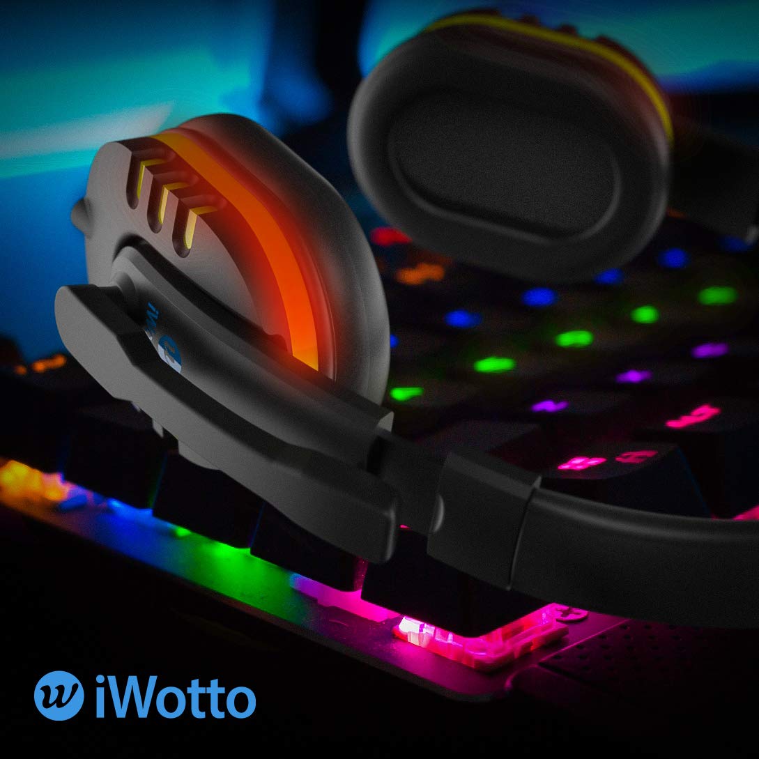 iWotto Gaming Headset - Noise Cancelling, Comfortable, Sound Control