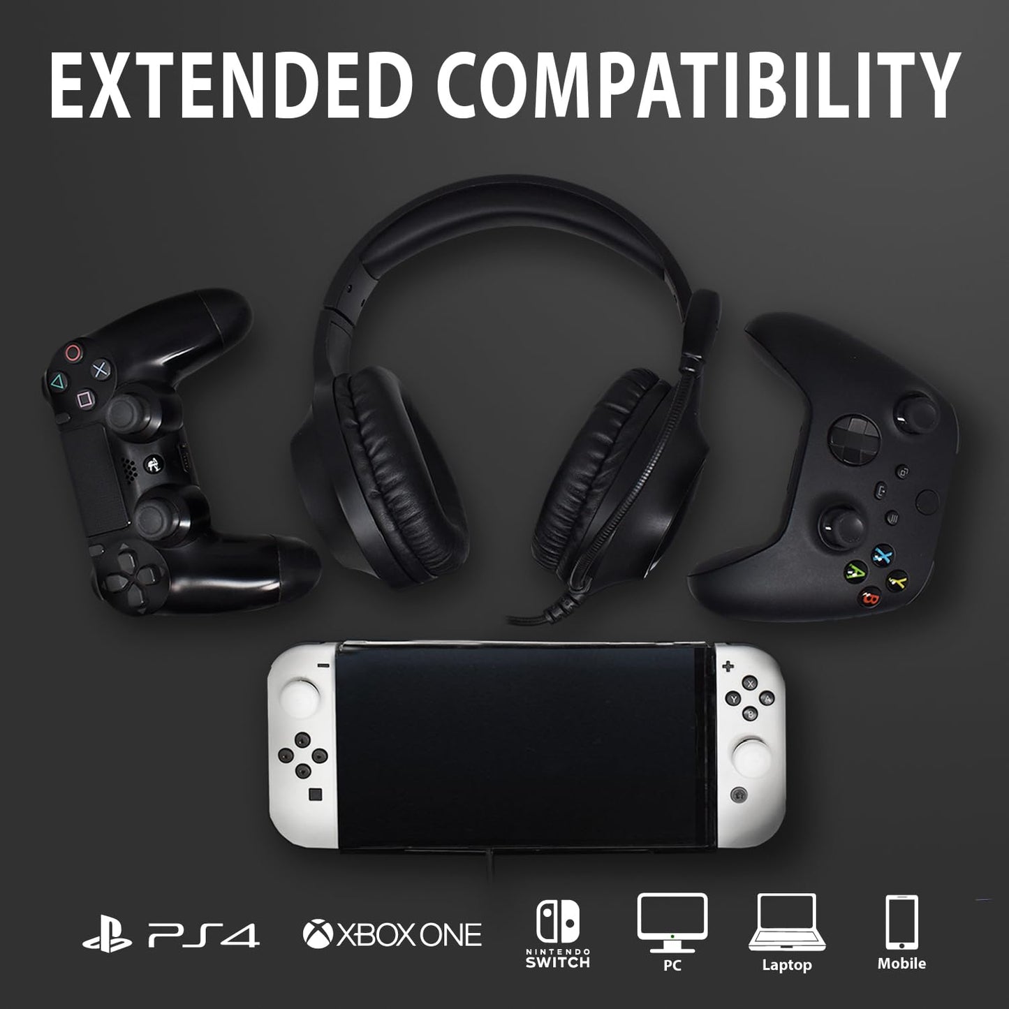 SPYCO Impulse HE-121 - Gaming Headset 50mm, Omnidirectional Mic