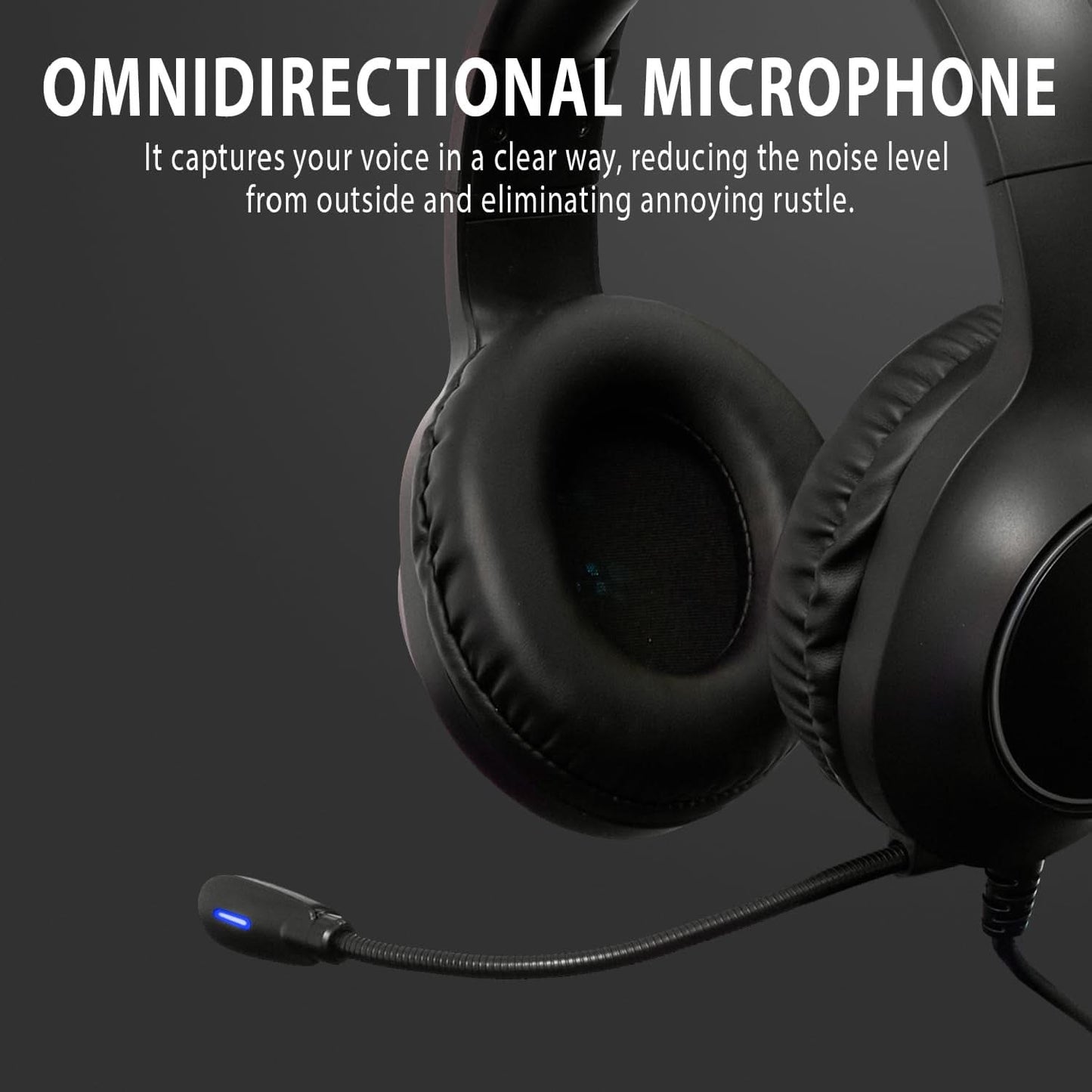 SPYCO Impulse HE-121 - Gaming Headset 50mm, Omnidirectional Mic