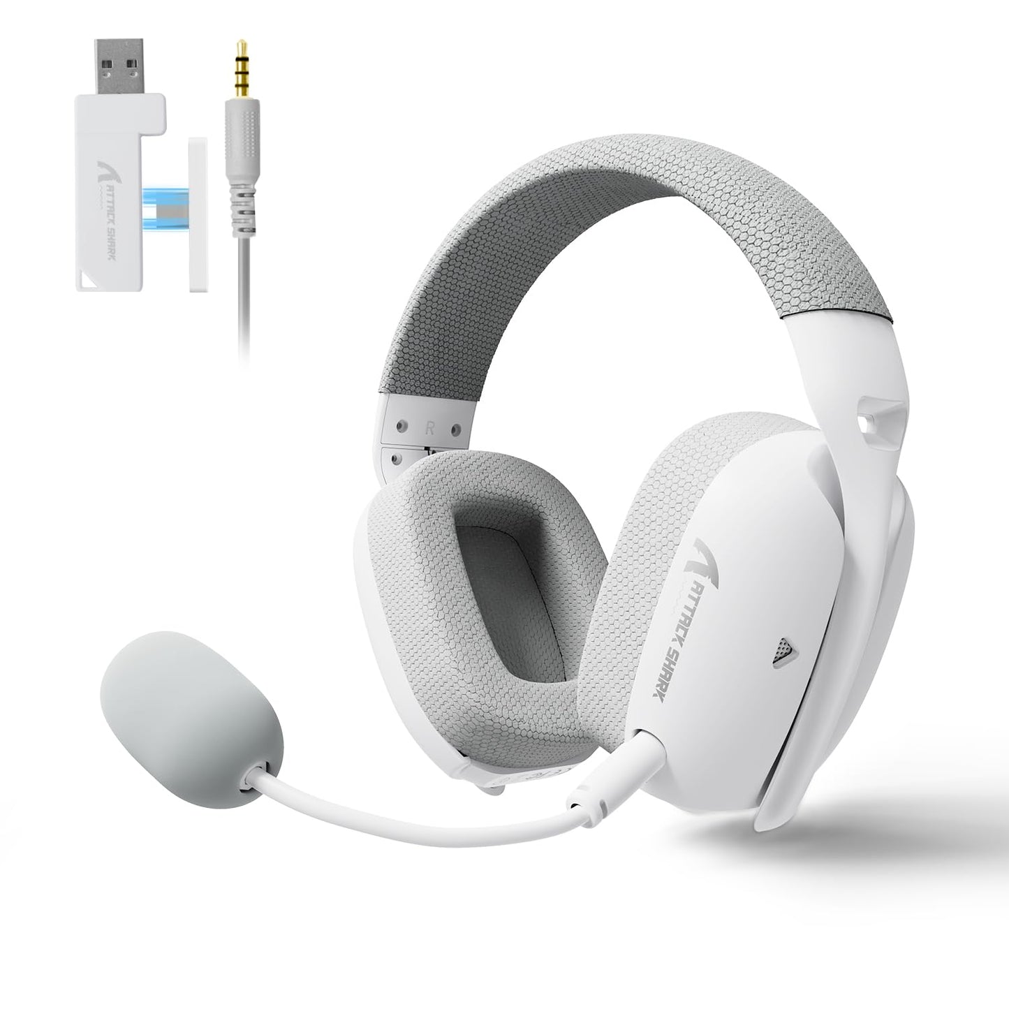 ATTACK SHARK L80PRO - Wireless Gaming Headset, 3D Surround, 20ms