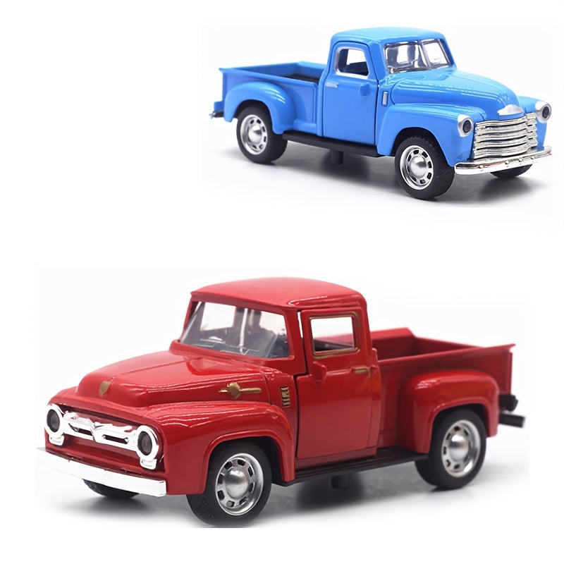 1:32 Alloy Vintage Pickup Truck Model – Boys' Toy with Pendulum Parts