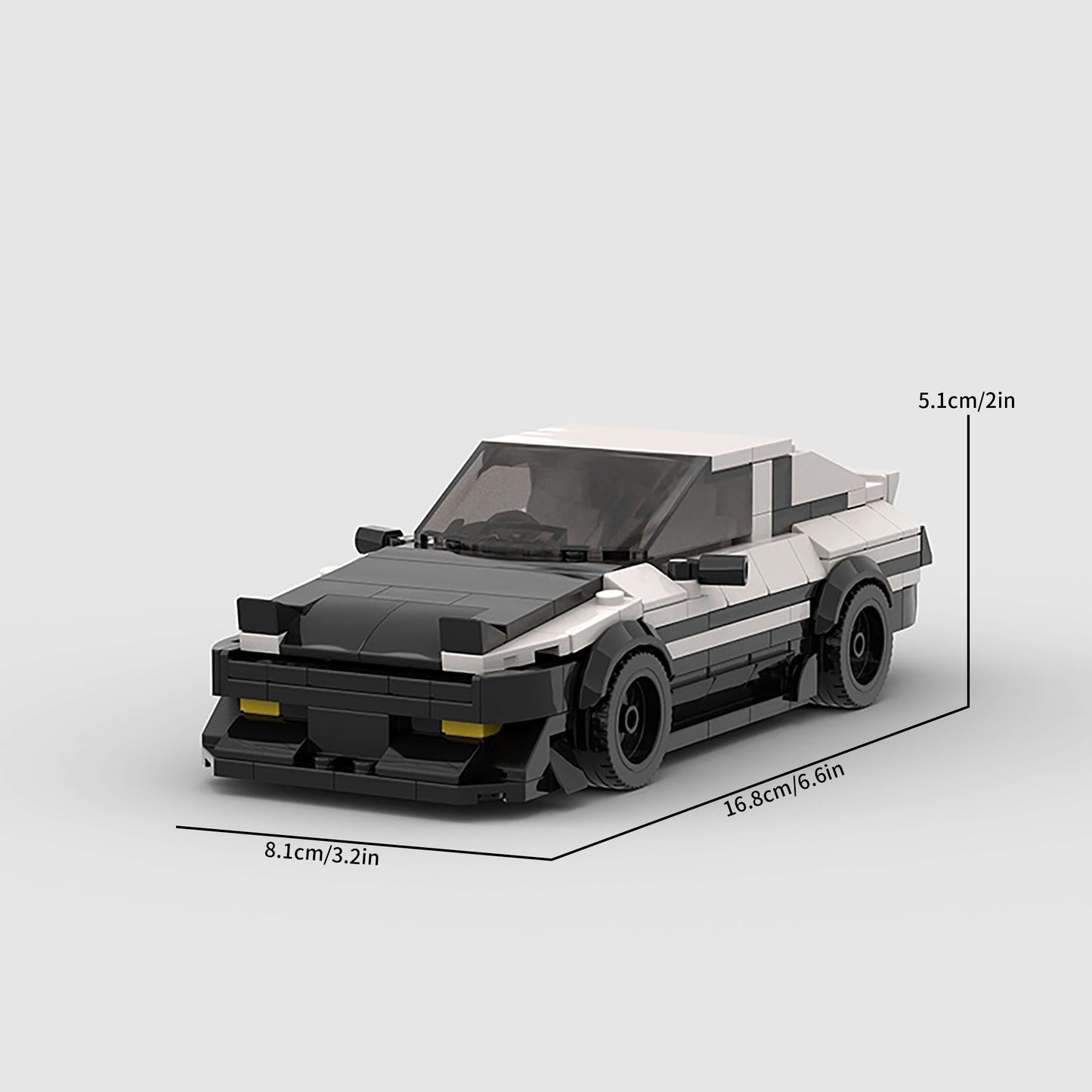 313pcs AE86 Racing Car Model Building Block Set – Classic MOC Gift for Kids