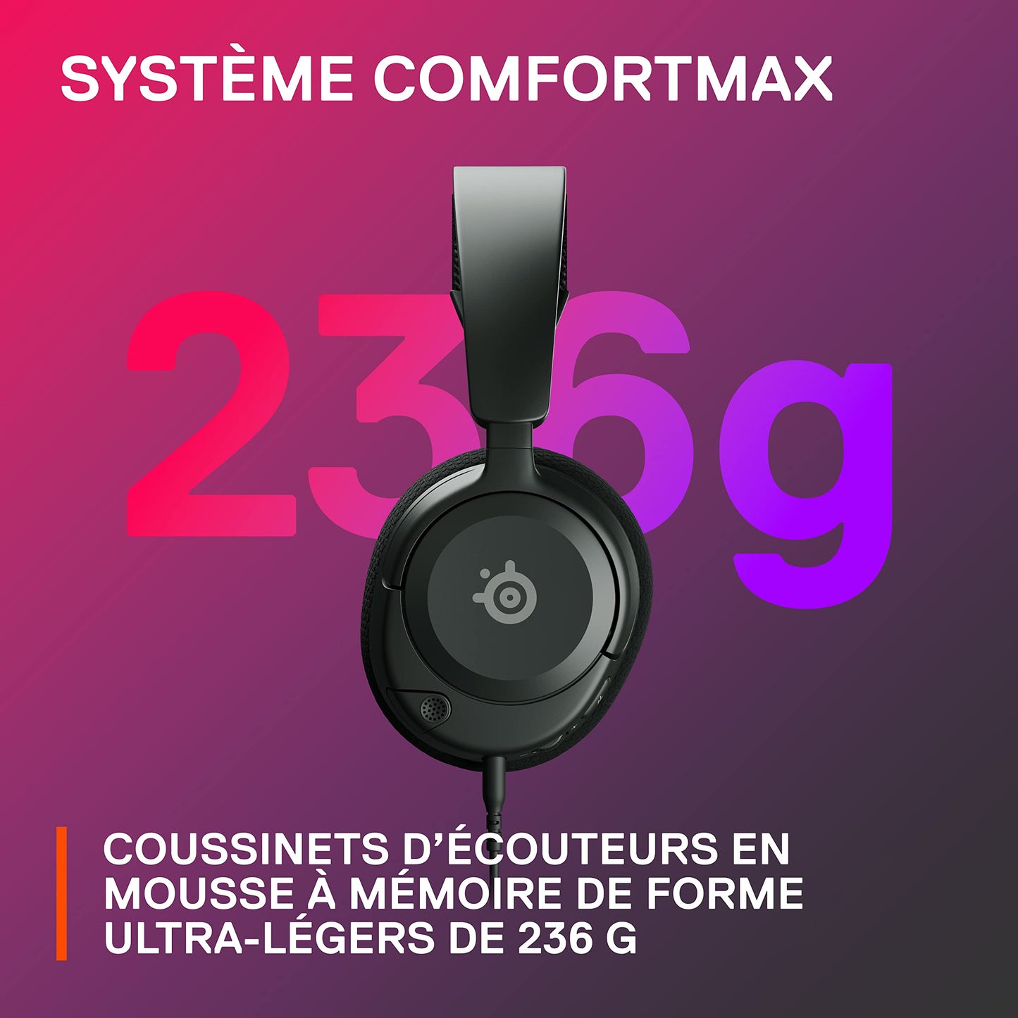 SteelSeries Arctis Nova 1 - Multiplatform Gaming Headset, 360° Sound