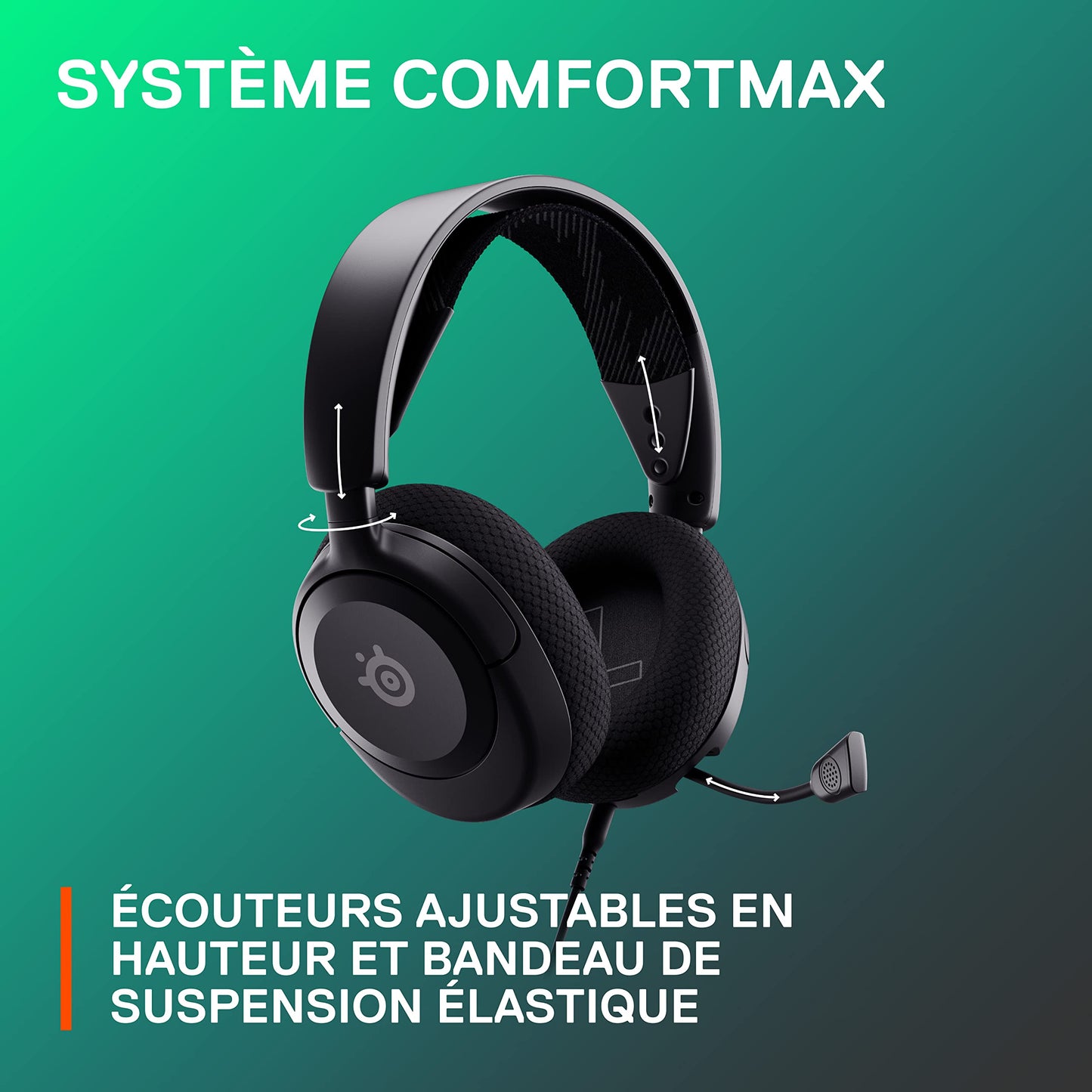 SteelSeries Arctis Nova 1 - Multiplatform Gaming Headset, 360° Sound