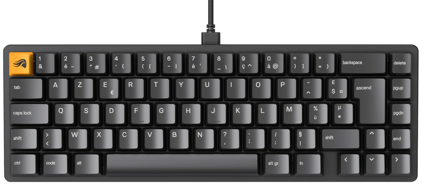 Glorious GMMK 2 Compact (65%) Clavier Méca AZERTY, RGB, Aluminium