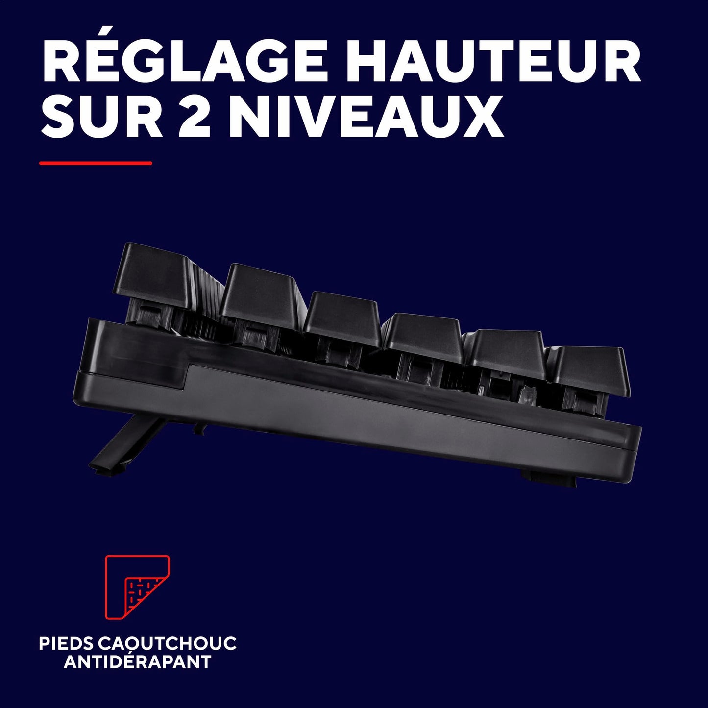 Trust GXT 835 Clavier Gamer AZERTY RGB, Membrane, Anti-ghosting, USB