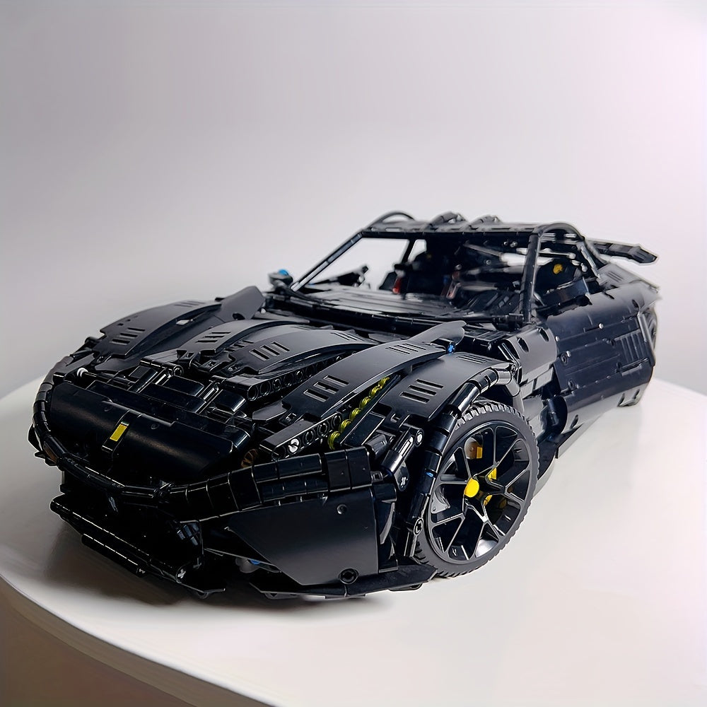 3097PCS Black Sports Car Building Blocks – Technic F12 Model Toy