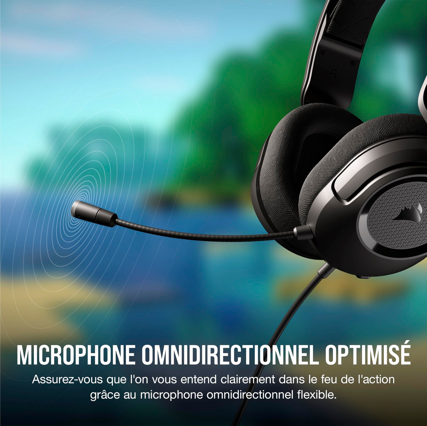 Corsair HS35 v2 - Wired Gaming Headset, Multiplatform, 3.5mm