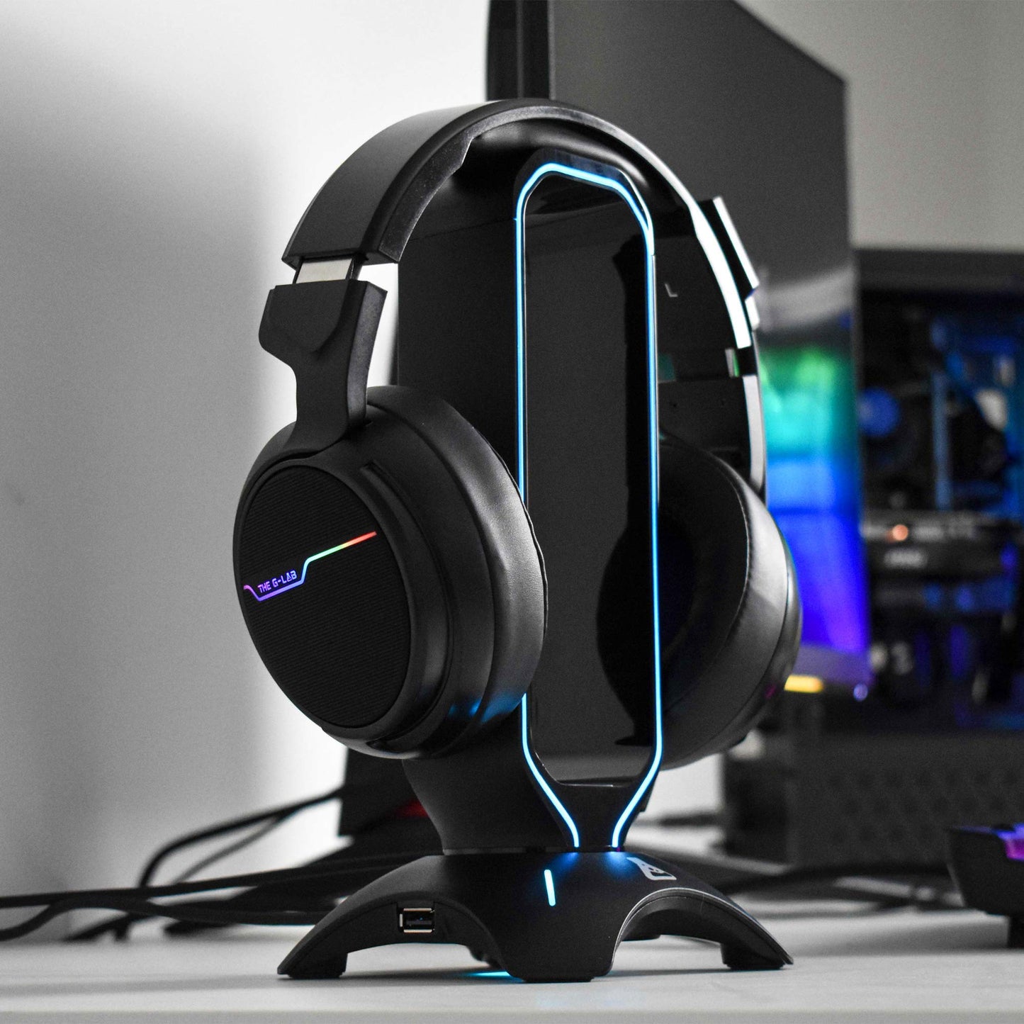 G-Lab Korp Thallium - USB Gaming Headset, Noise Reduction Mic