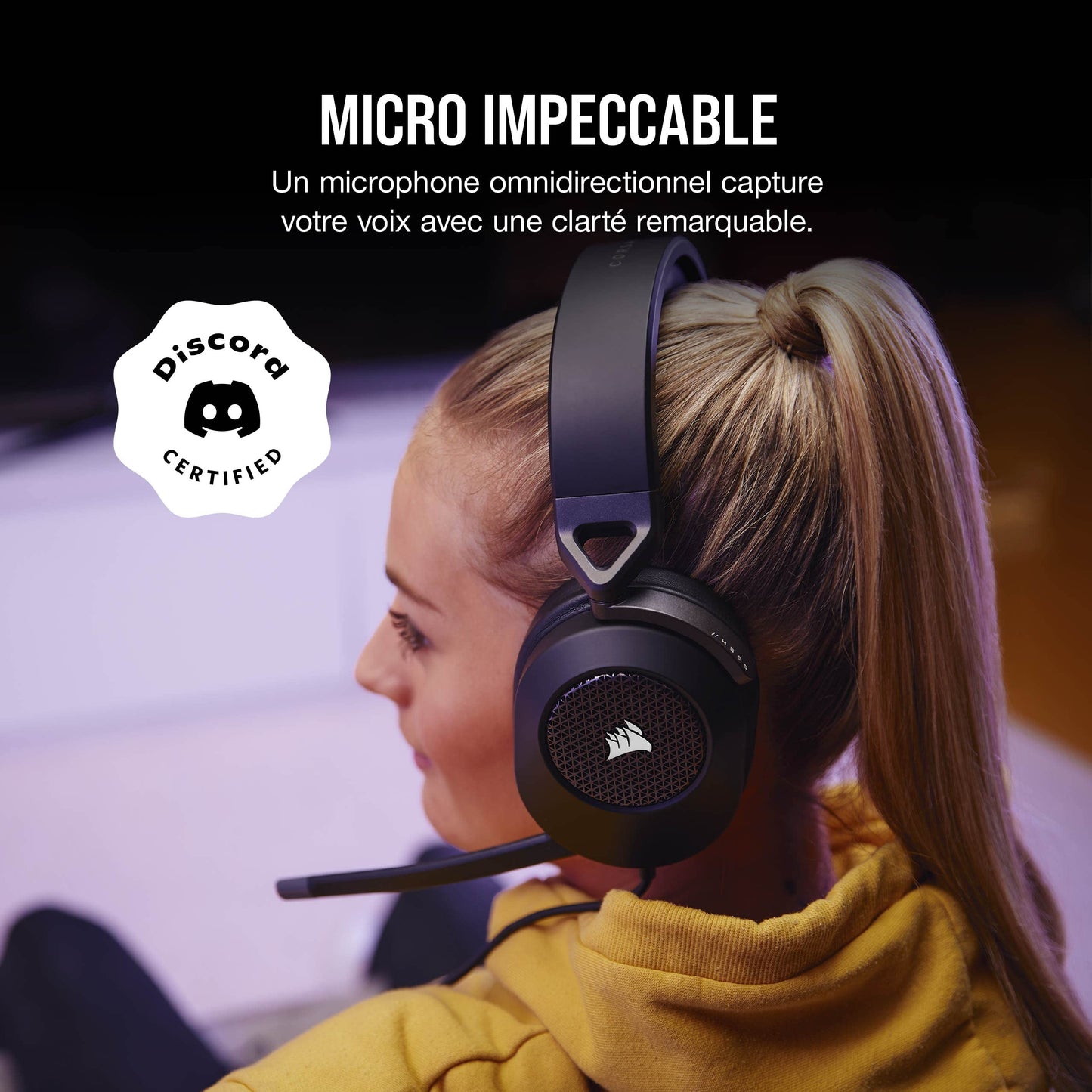 CORSAIR HS65 - Wired 7.1 Gaming Headset, Dolby, SoundID, iCUE