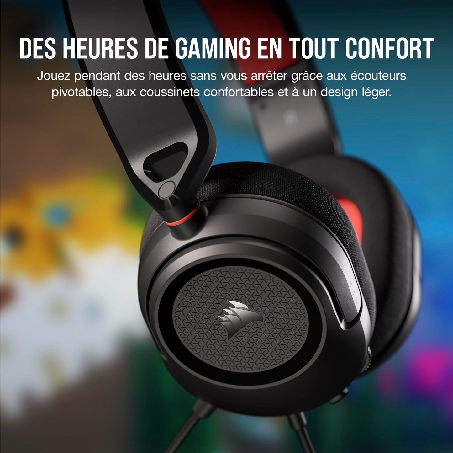 Corsair HS35 v2 - Wired Gaming Headset, Multiplatform, 3.5mm