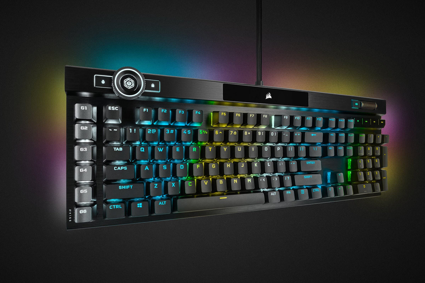 Corsair K100 RGB Clavier Gaming - Switch OPX, AZERTY, Touches PBT, Stream Deck