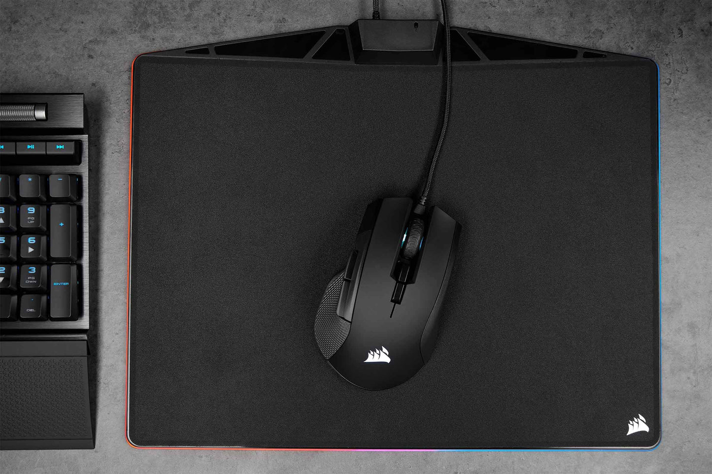 CORSAIR Ironclaw RGB Gaming Mouse, 18K DPI, 7 Buttons, Black