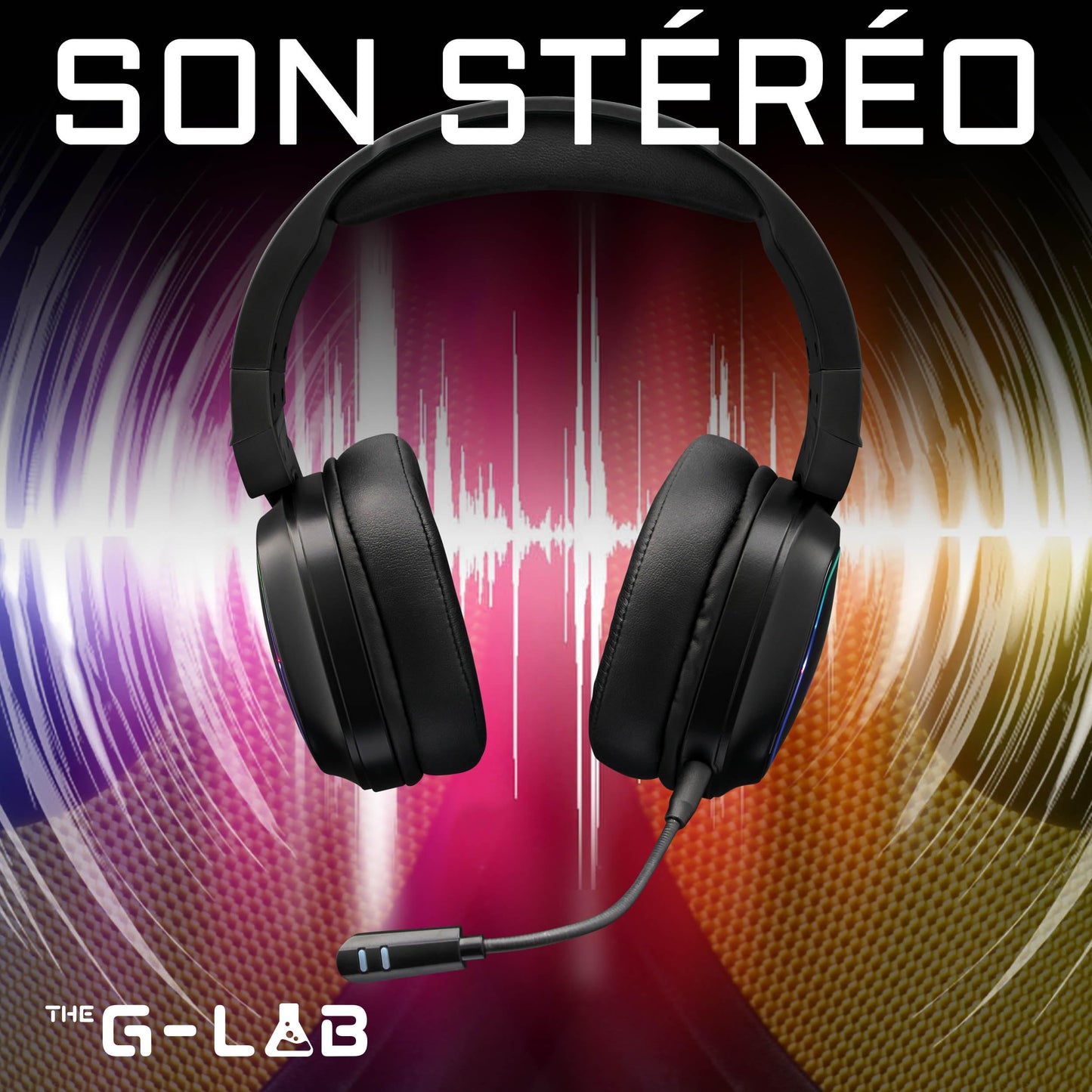 G-LAB Korp Promenthium - Wireless Gaming Headset for PS5/PC, RGB