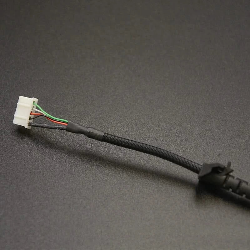 Logitech G502 Hero Replacement Mouse Cable + Mouse Skates | USB Knitted Wire