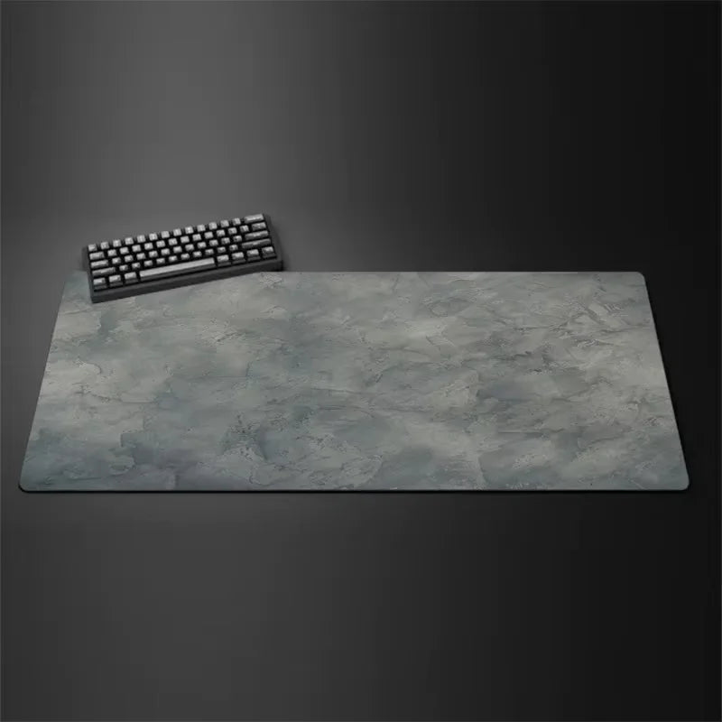 Gray XXL Mouse Pad 900x400mm – Overlocked Gaming Desk Mat