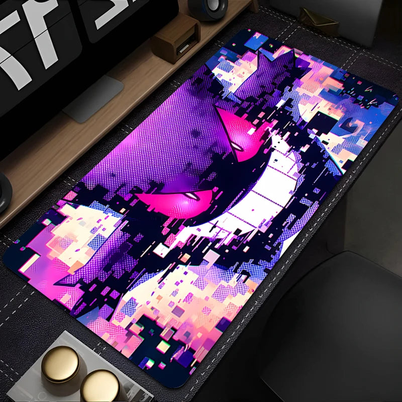 Large Gengar Anime Mouse Pad XL XXL for Gaming Desk & Keyboard
