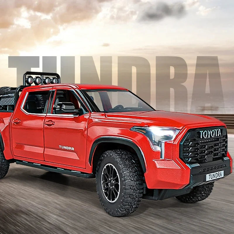 1:24 Scale Tundra TRD Pro Off-Road Metal Diecast Pickup Truck Toy