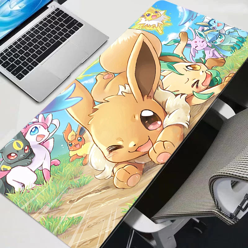 Eevee Pokémon XXL Mouse Pad 90x40 – Soft Anti-Slip Desk Mat