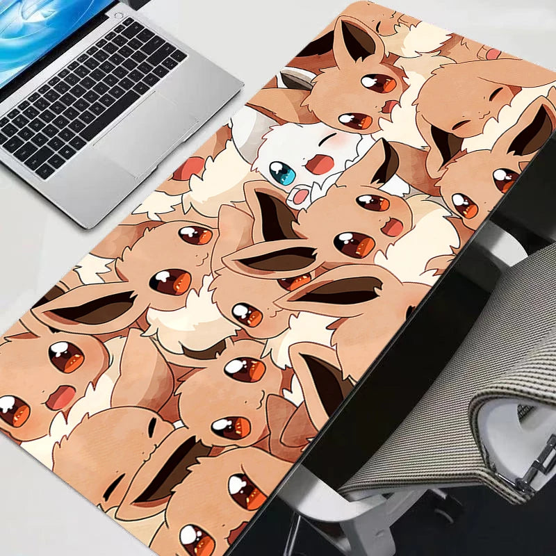 Eevee Pokémon XXL Mouse Pad 90x40 – Soft Anti-Slip Desk Mat