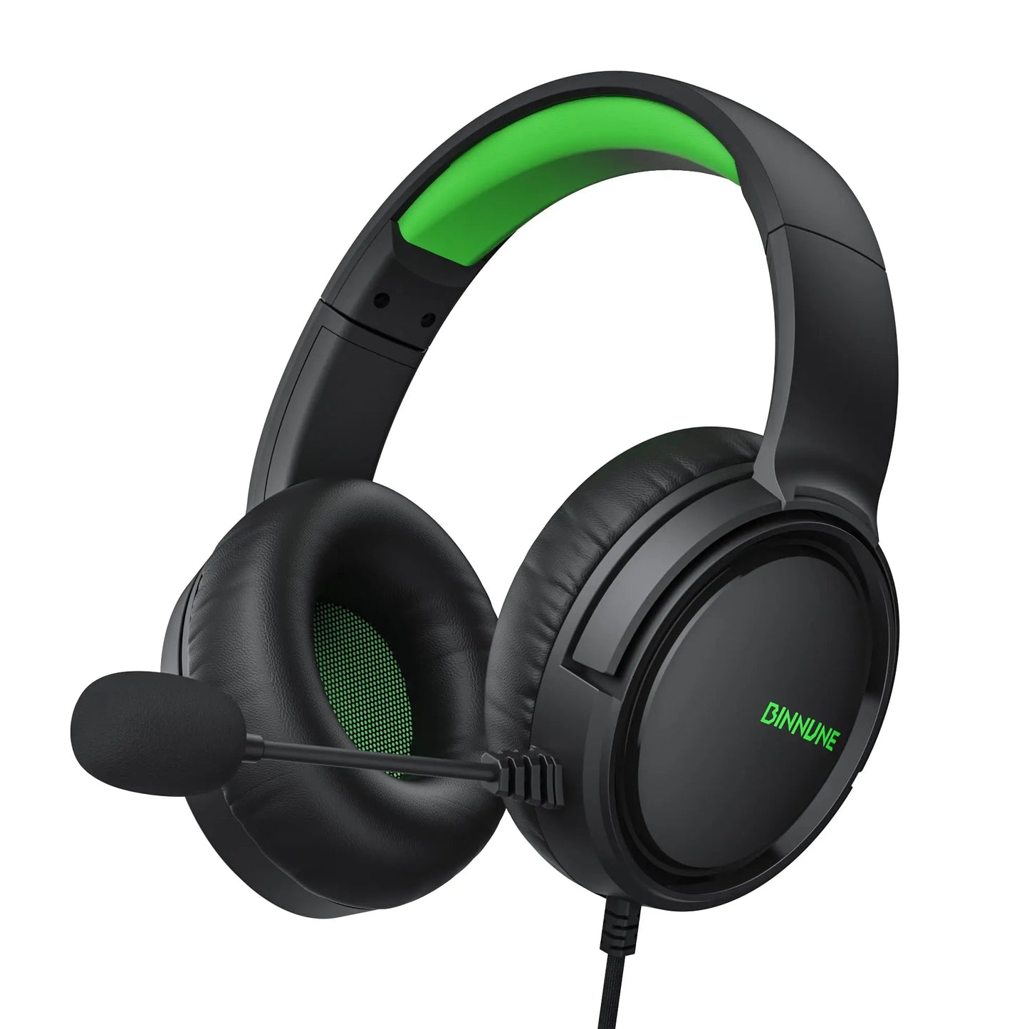 BINNUNE Wired Gaming Headset with Mic for PS4, PS5, Xbox, PC & Switch