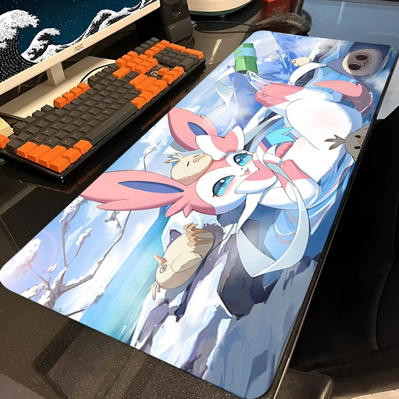 Sylveon Pokémon Gaming Mouse Pad – XL Desk Mat for Office & Play
