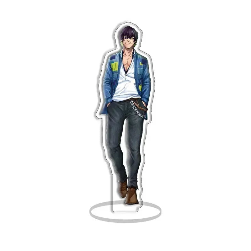 Anime Blue Lock Cosplay Acrylic Stand - Isagi Yoichi Desk Decor & Keychain