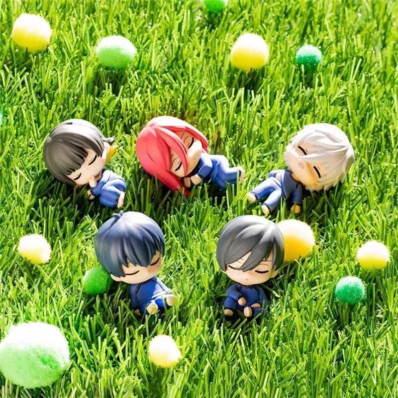 5pcs Anime Isagi Yoichi Blue Lock Sleeping Figures - PVC Collection Dolls