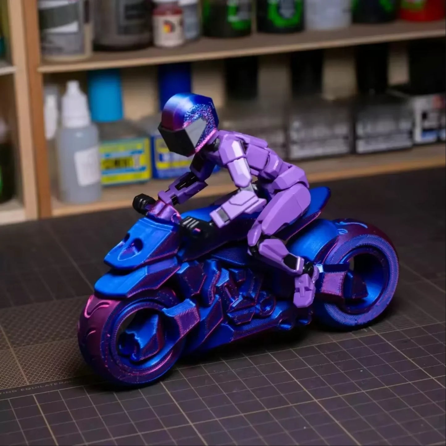 3D Printed Action Figure Fourth Generation Lucky Assemble Toy 13-Joints