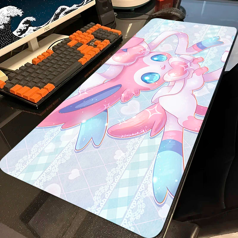 Sylveon Pokémon Gaming Mouse Pad – XL Desk Mat for Office & Play